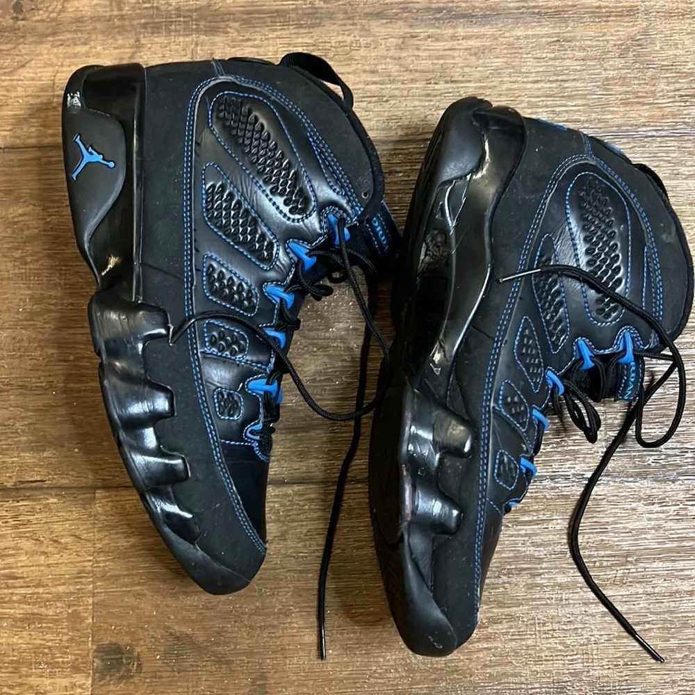 2012 Air Jordan 9 Retro Photo Blue and black size 9
